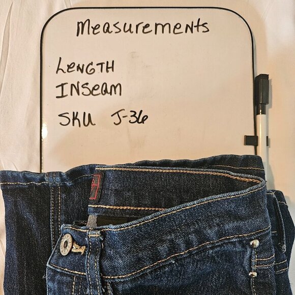 Lazer Flare High Rise Silver Stud Embellished Straight Leg Jeans Size 3 - Picture 12 of 12